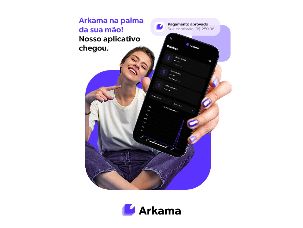 Chegou o Novo App da Arkama: Suas Vendas, Sua Liberdade, na Palma da Mão